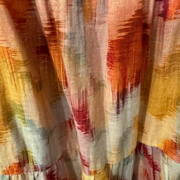 Ba&sh Anissa Chevron Midi Dress size S - Picture 4 of 15